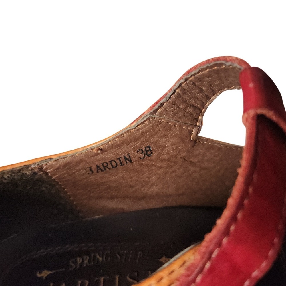 L'ARTISTE Spring Step Jardin Mary Jane Pumps EU 38 / US 7.5–8 Leather Shoes $149 - Picture 7 of 11